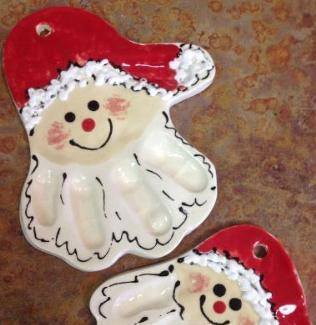 make your own holiday santa decoration